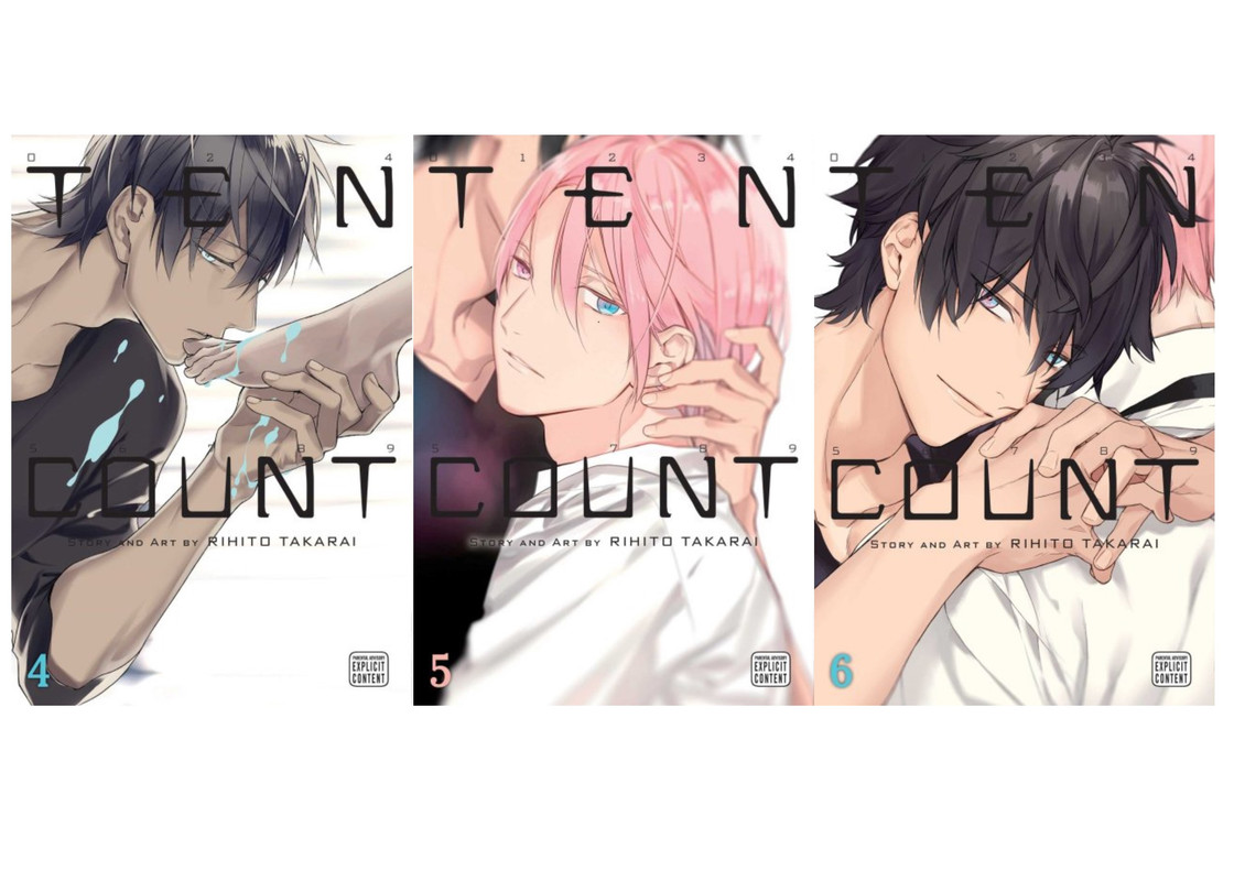 Ten Count Series By Rihito Takarai Explicit Manga Collection Set Of Volumes 4 6 By Rihito Takarai