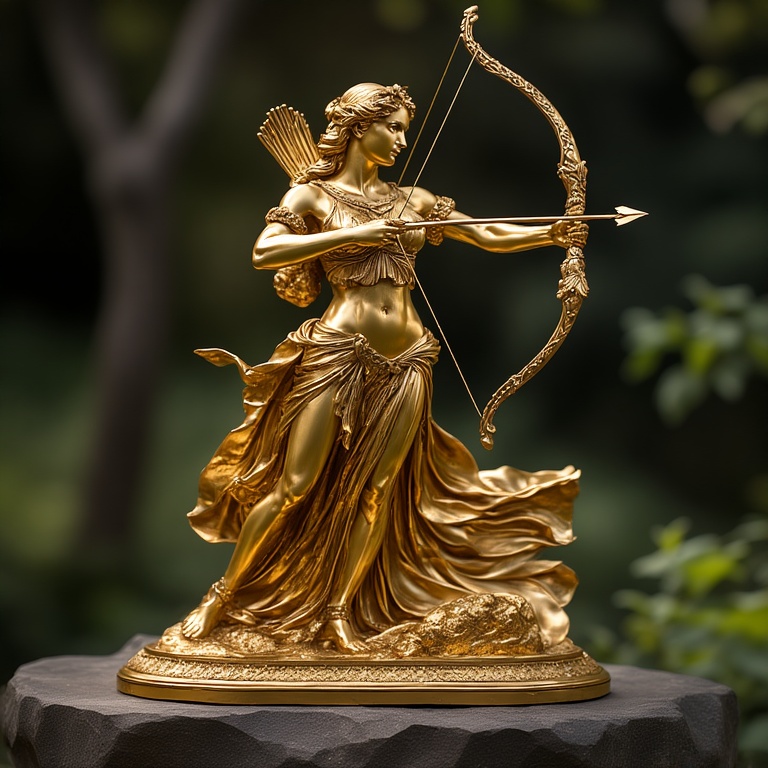A-Gold-sculpture-naked-full-bo-4