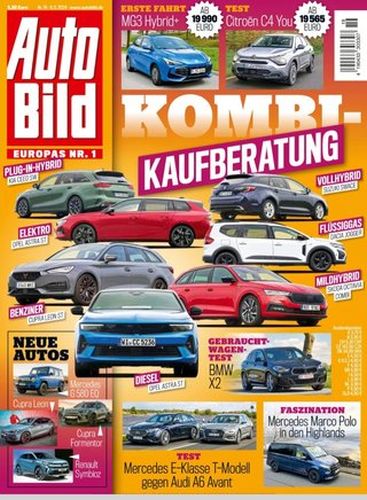 Cover: Auto Bild Magazin No 19 vom 08  Mai 2024