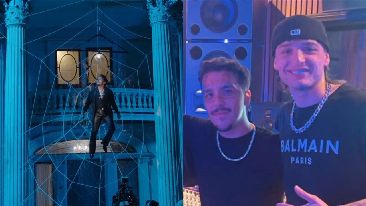 Christian Nodal y Peso Pluma dan un adelanto de su nueva canción 