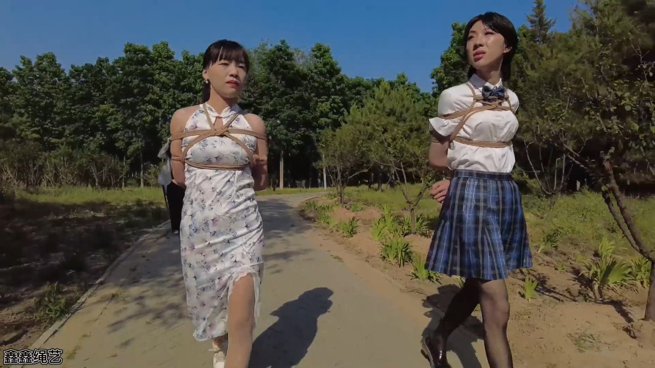 鑫鑫绳艺 带着她们去户外踏青.mp4_20220614_131142.731