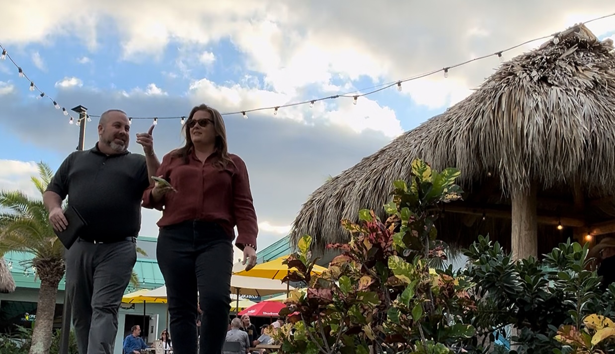 Ashley Steinmetz on property tour