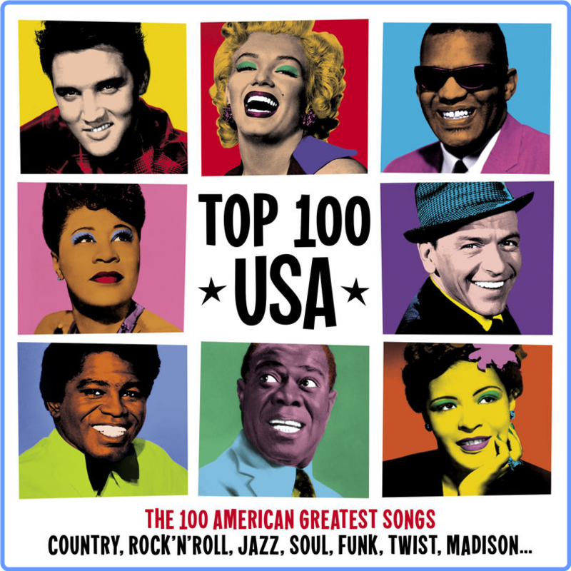 Top 100 USA (The 100 American Greatest Songs) (Compilation, Wagram Music, 2015) mp3 320 Kbps
