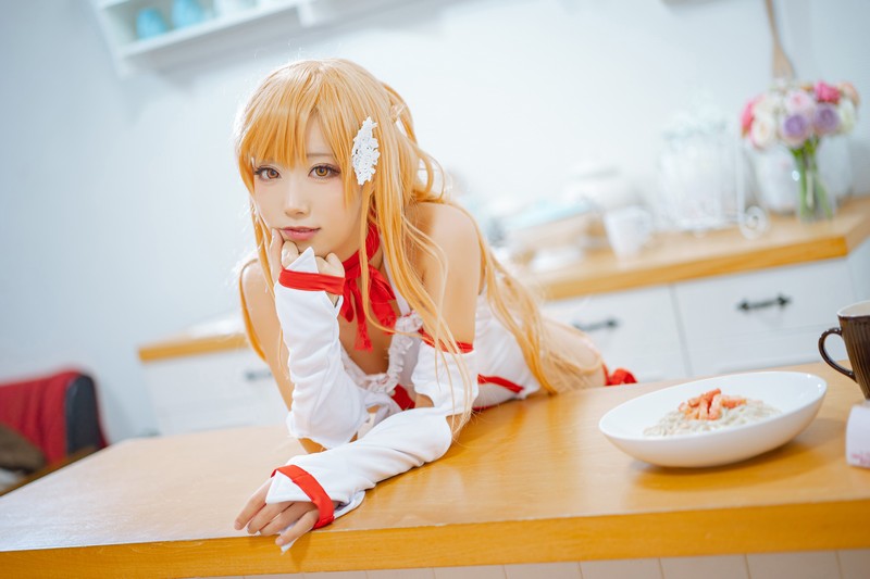 切切Celia 亚丝娜内衣 Asuna Cosplay 写真图集 93P插图4