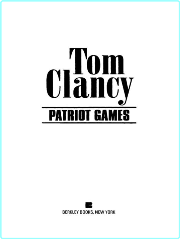Tom Clancy Jack Ryan 02 Patriot Games Epub