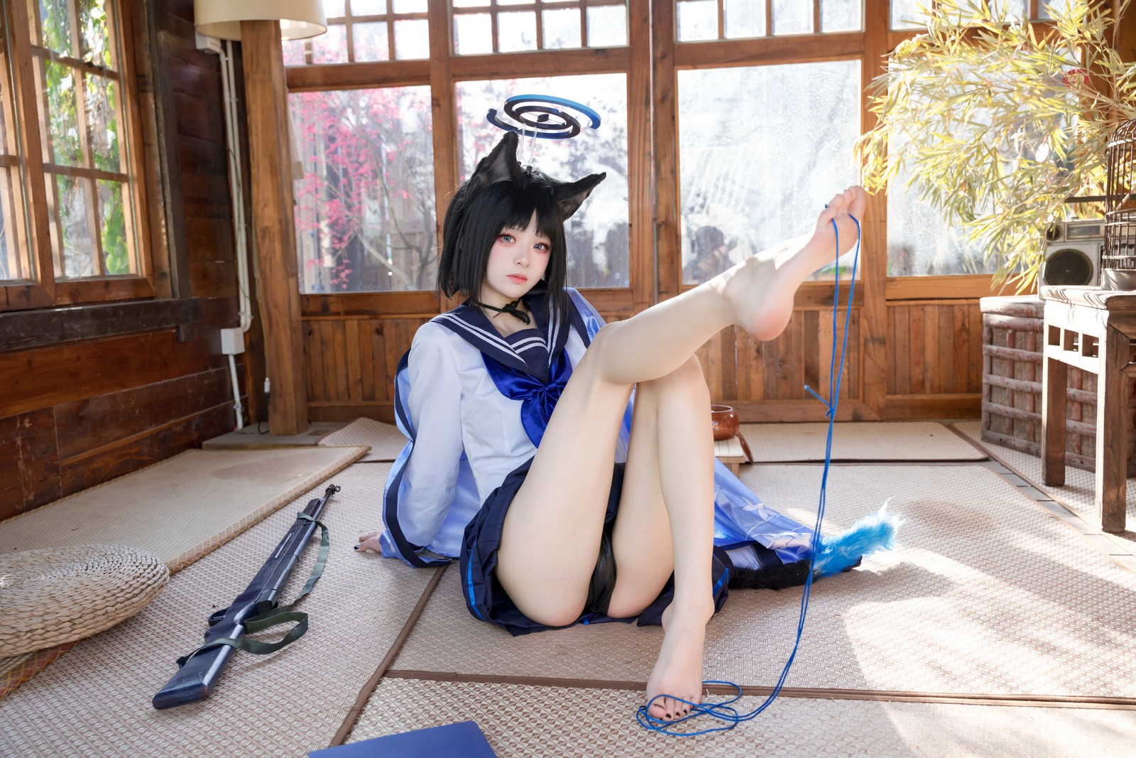 九柒喵 – 桐生桔梗 Cos 高清大合集（88P-470MB）和风旗袍写真插图5