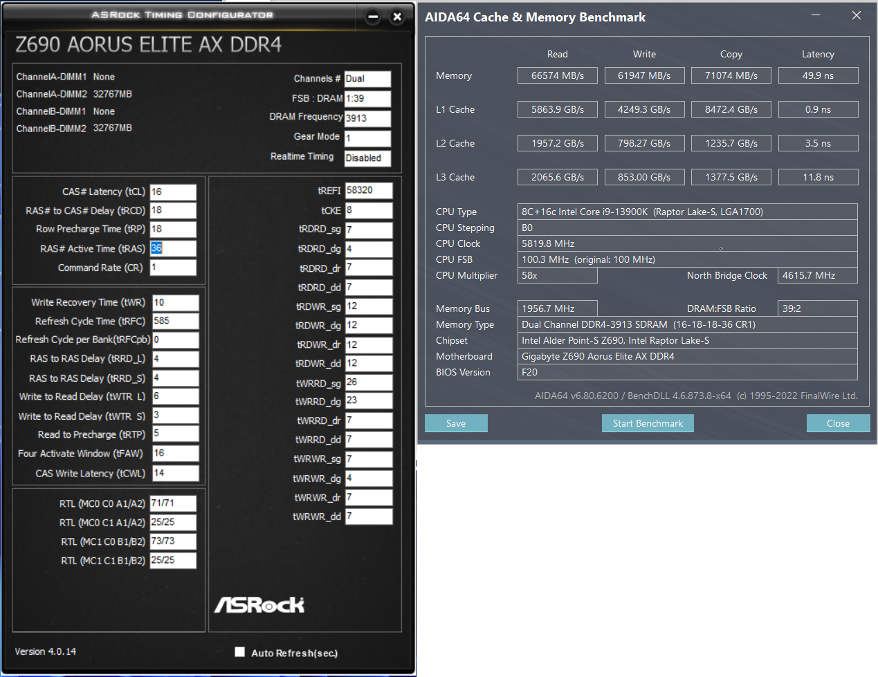 Intel Core i5 13600KF - MSI Z790 TOMAHAWK - RAM 16 Go - Kit upgrade PC   sur