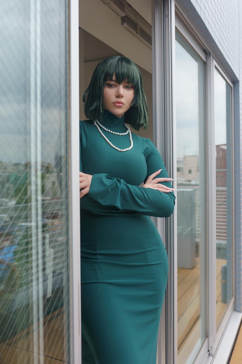 Alina Becker 吹雪 Fubuki Cosplay 一拳超人角色写真【40P-12M】插图1