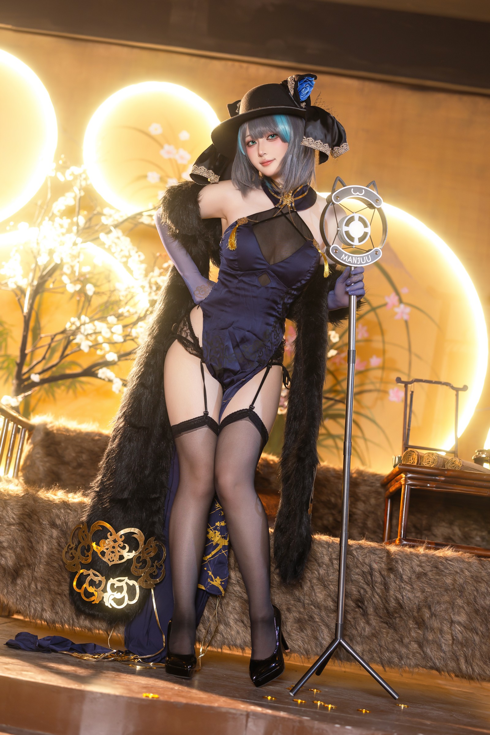 屿鱼 Yuyu 金装猫猫头 原创 Cosplay 写真集（60P｜747MB）插图8