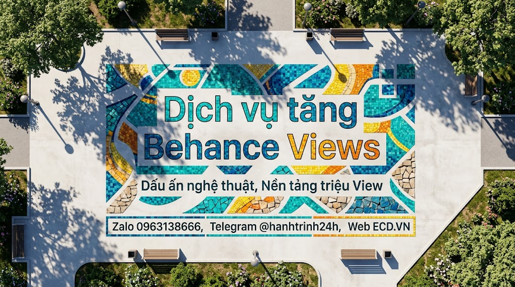 tăng behance views nhanh project behance