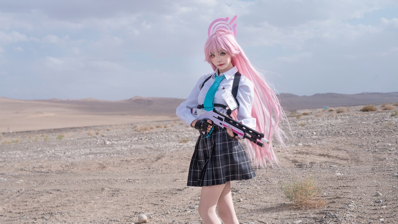 艾西Aiwest 星野Cosplay写真图集 碧蓝档案角色高清美图 49P (290.6M)插图3