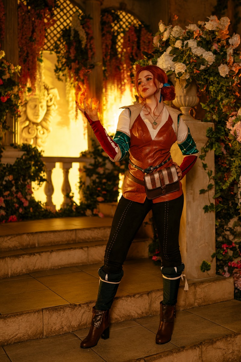 Alina Becker 特莉丝 Triss Merigold Cosplay 巫师系列高清写真【37P-150M】插图6