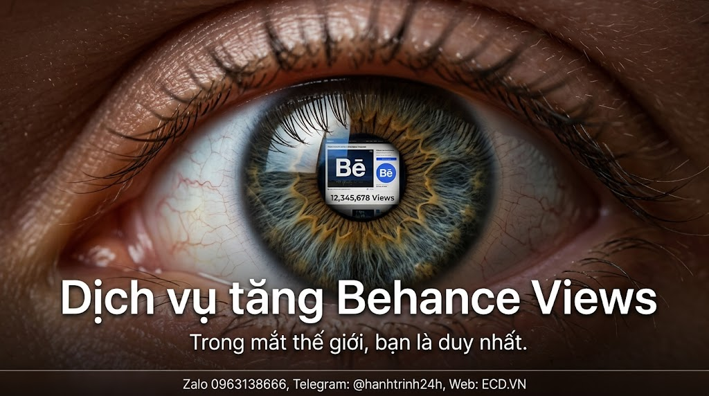 dịch vụ tăng behance views vip