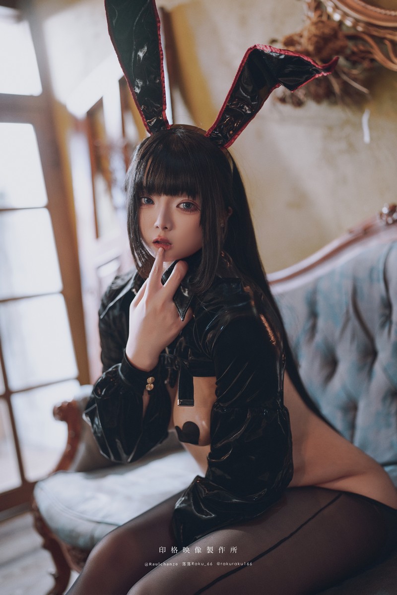 落落Raku 逆兔女郎 Reverse Bunny Cosplay 53P