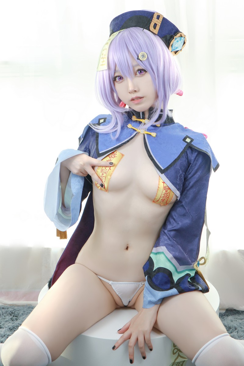 Asagiriai（愛ちゃん）原神 七七 Cosplay写真图集 35P 高清美图合集 (355MB)插图1