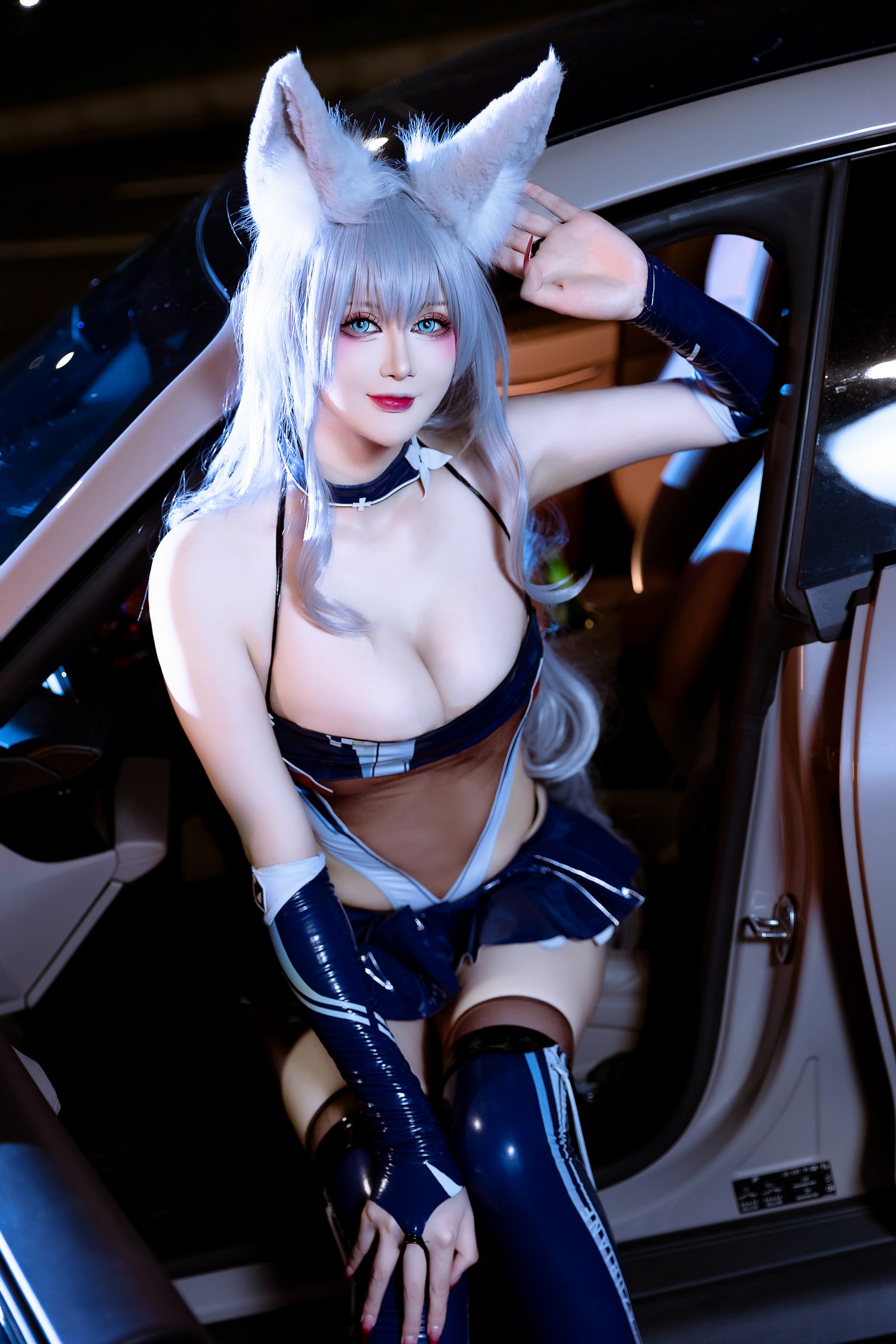 兔胖胖min – 碧蓝航线 信浓 赛车 Cosplay 高清写真集（40P-334.3MB）插图8