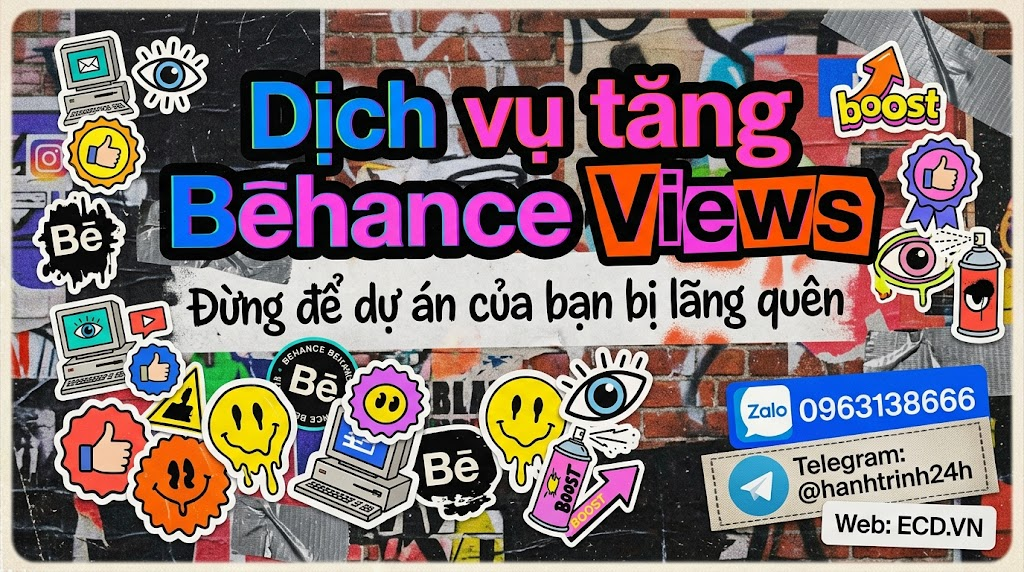 tăng behance views hiệu quả tăng like