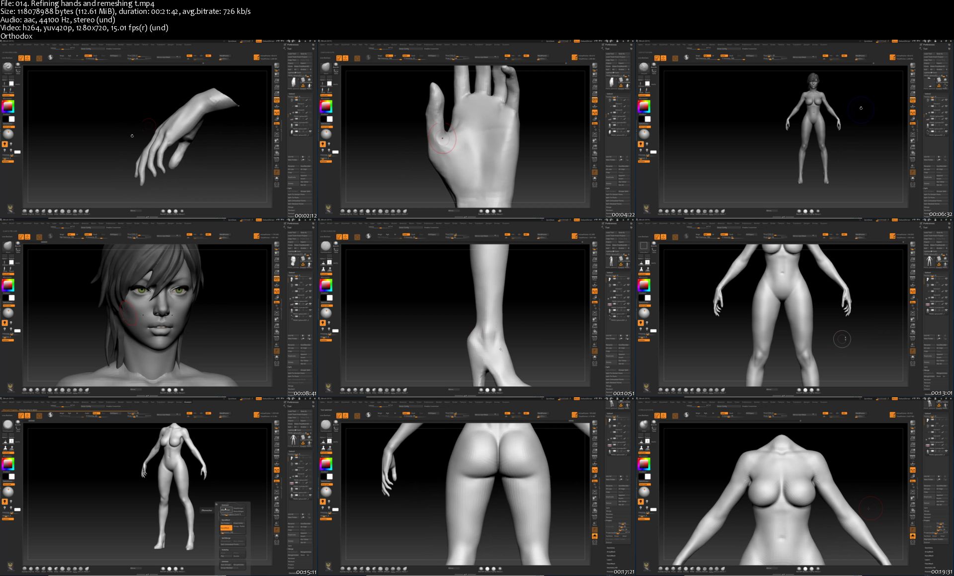 Female Character Creation in Zbrush