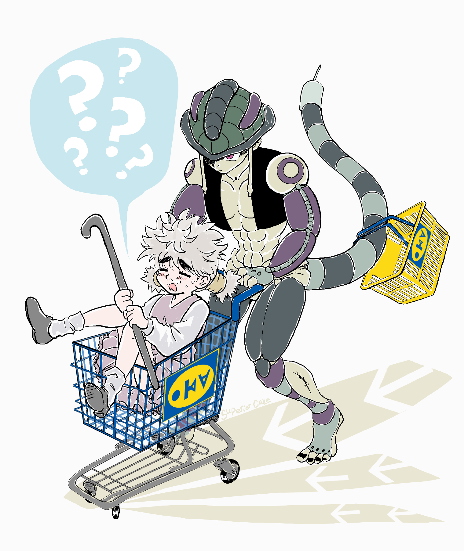Meruem and Komugi shopping at IKEA