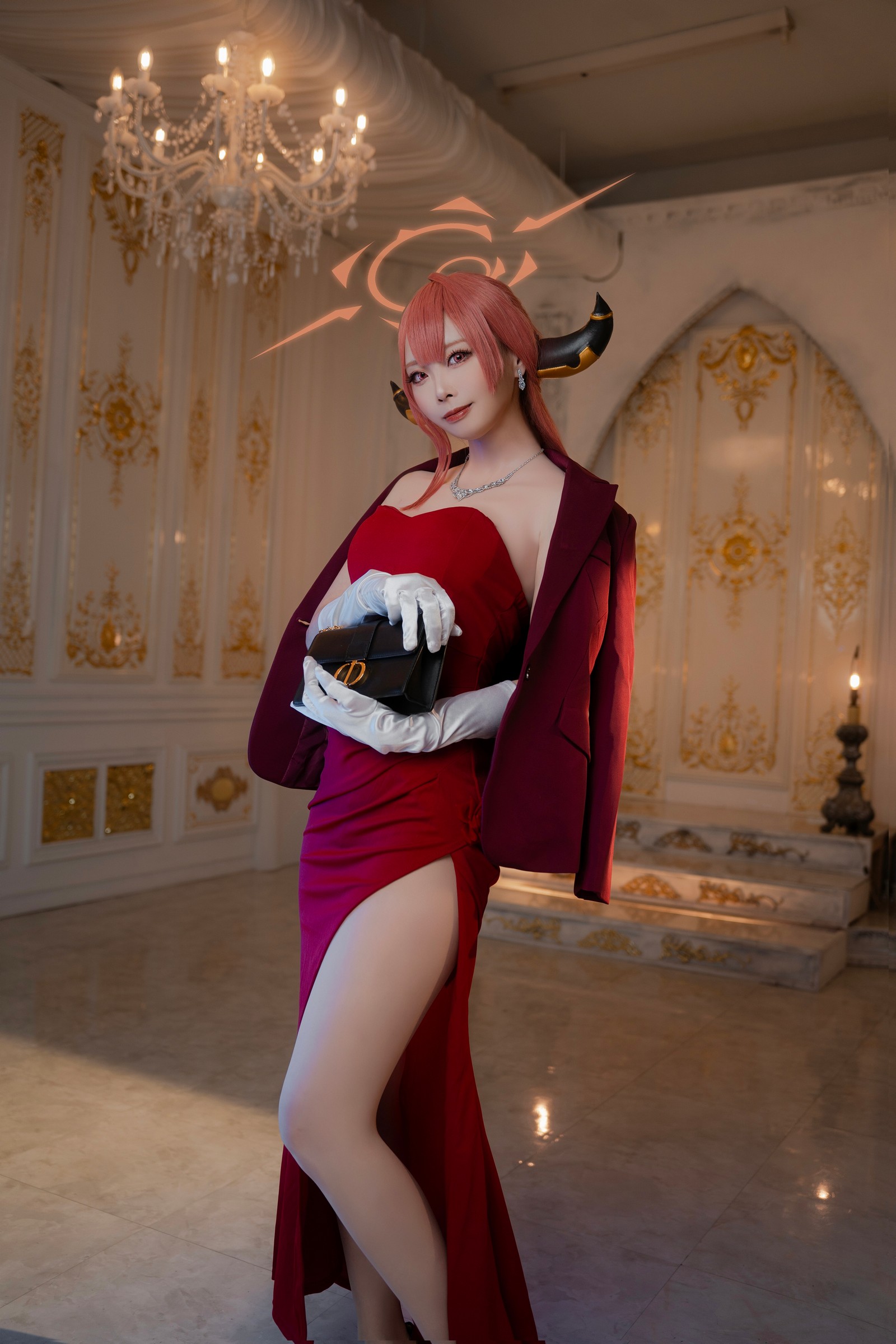 Maou Mo – Rikuhachima Aru Cosplay 高清写真（13P-149.3M）蔚蓝档案角色插图2