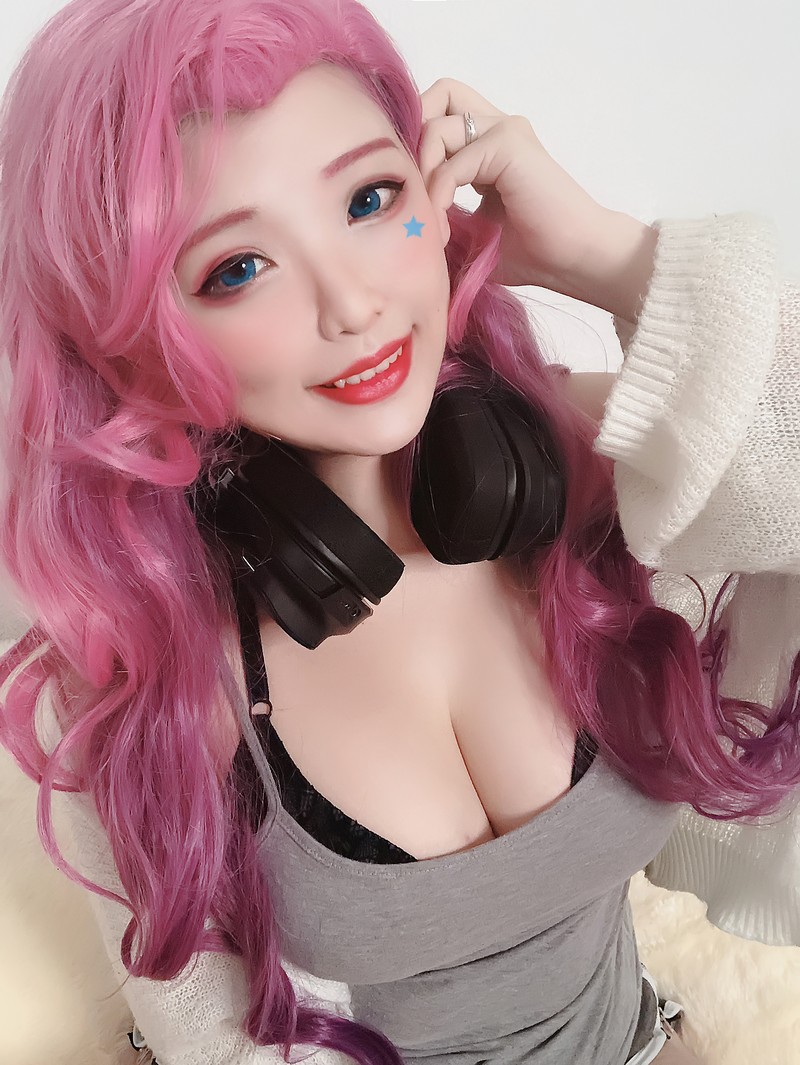 Hana Bunny 萨勒芬妮 Cosplay写真｜英雄联盟 Seraphine 高清图片合集[9P-23.1M]插图1