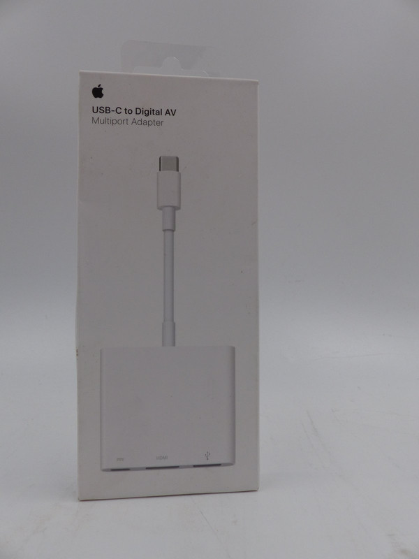 APPLE A2119 MUF82AM/A USB-C TO DIGITAL AV MULTIPORT ADAPTER AUTHENTIC APPLE OEM APPLE A2119 MUF82AM/A USB-C TO DIGITAL AV MULTIPORT ADAPTER AUTHENTIC APPLE OEM