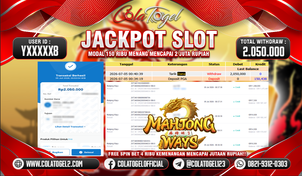 JACKPOT SLOT GACOR!!