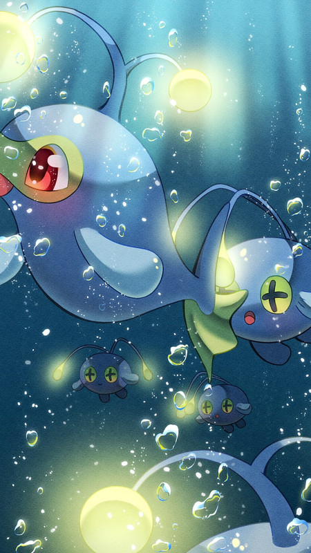 chinchou-and-lanturn-pokemon-drawn-by-rl