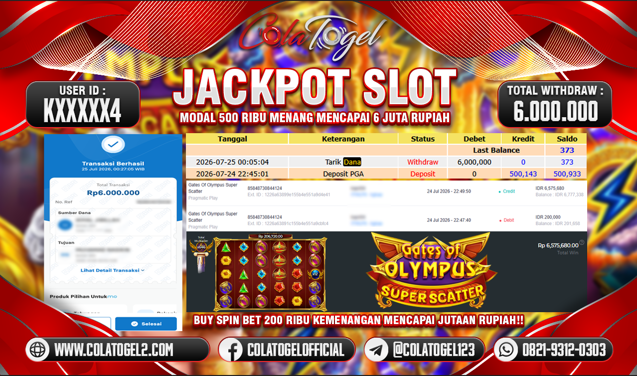 JACKPOT SLOT GACOR!!