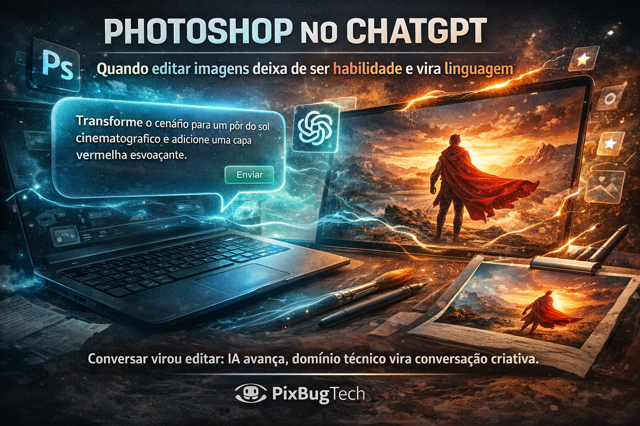 Photoshop no ChatGPT: quando editar imagens deixa de ser habilidade e vira linguagem