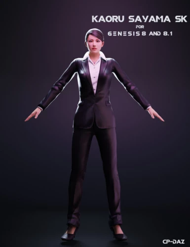 Kaoru Sayama For Genesis 8 And 8.1 Female