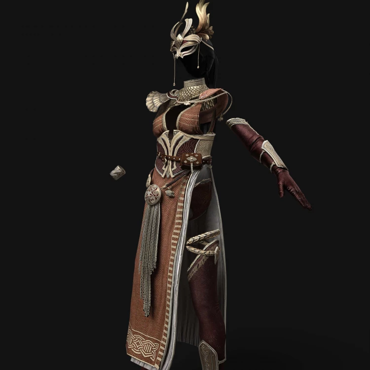 dForce Sorceress Thrud Outfit G8F