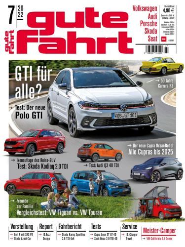 Cover: Gute Fahrt Automagazin No 07 2022