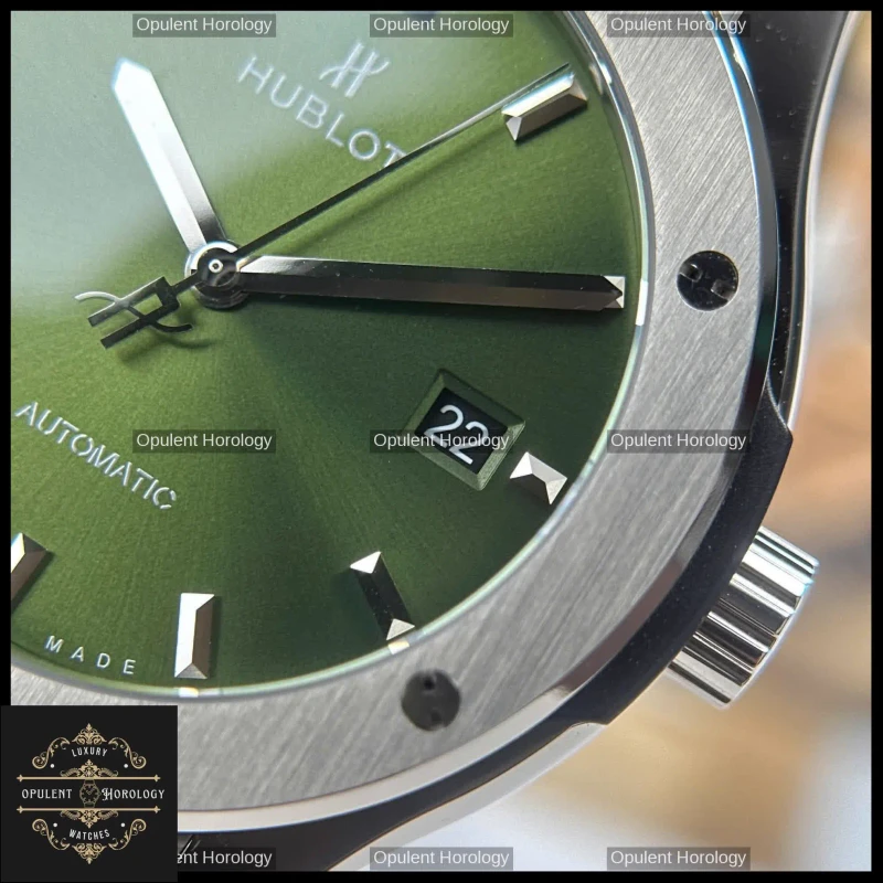 Hublot Classic Fusion 42mm Green Titanium Ultra-Lightweight Automatic Watch