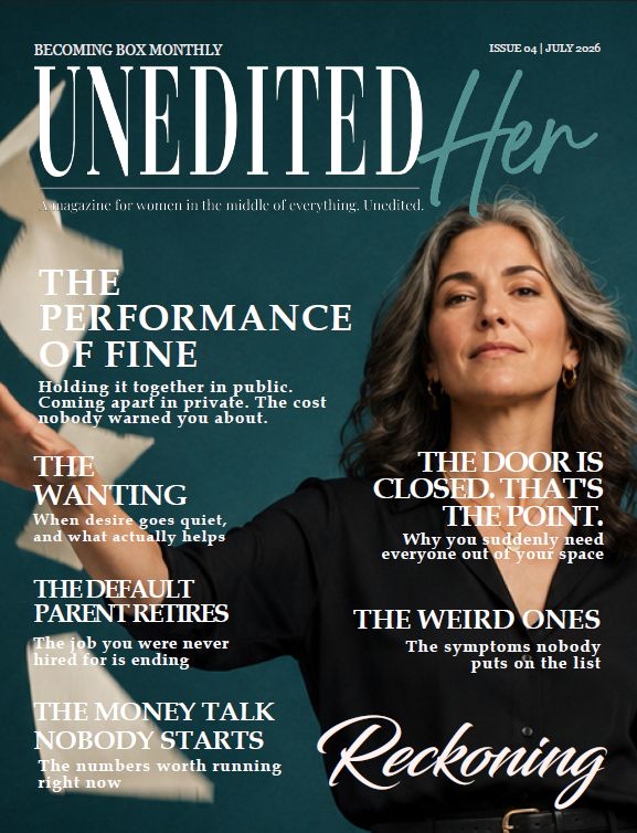 Reckoning edition of Unedited Her magazine by Becoming Box