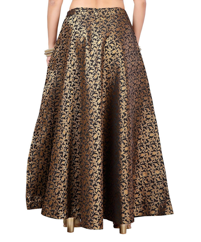 Women's Maxi Skirt Flared Bollywood Lehenga Choli Belly Dancing Skirts Partywear - Picture 8 of 47