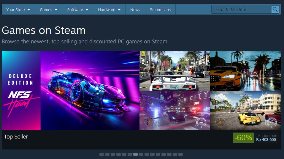 Game yang didiskon di Steam