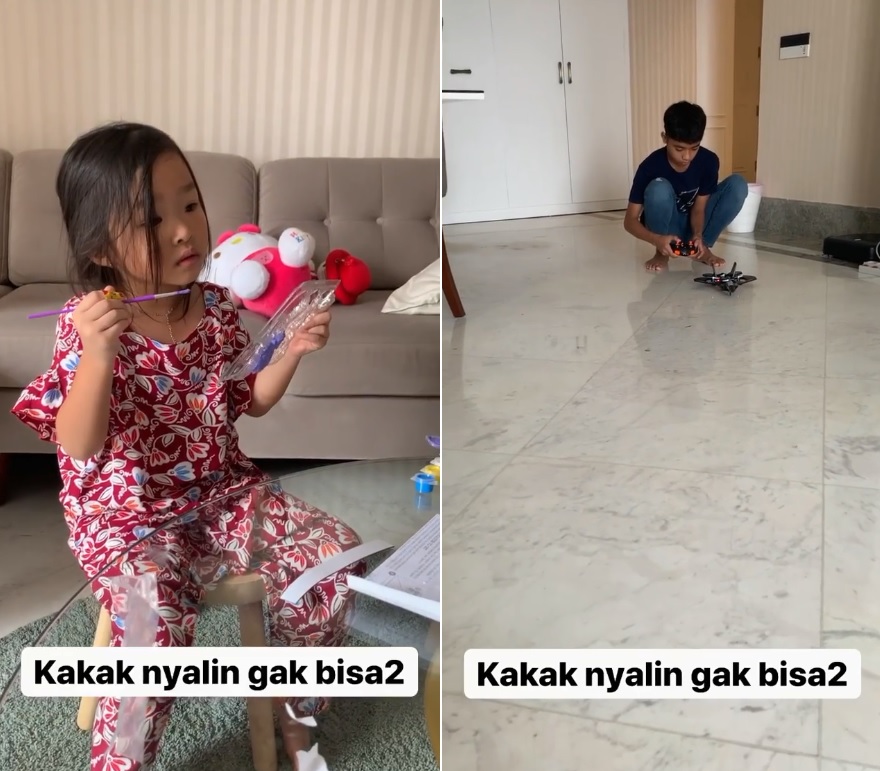 Betrand Peto tidak bisa menyalakan pesawat mainannya