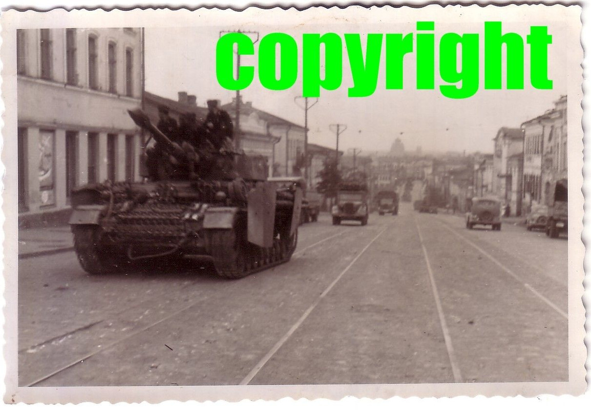 Orig.Foto Panzer IV Langrohr Ostfront Seiteschür