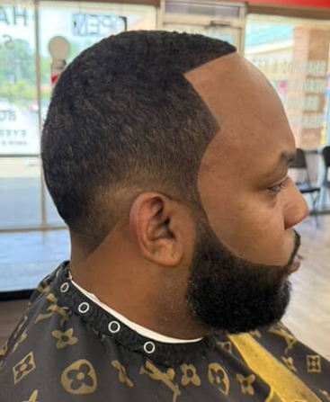 Professional haircut and styling example 3