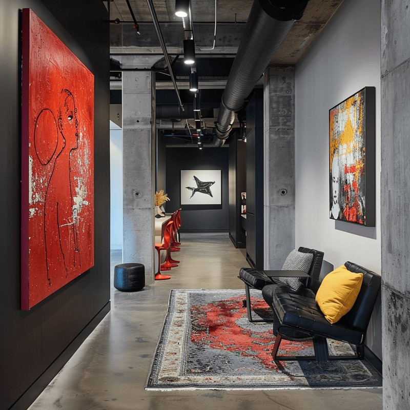 Không gian triển lãm, phòng tranh, gallery nghệ thuật..