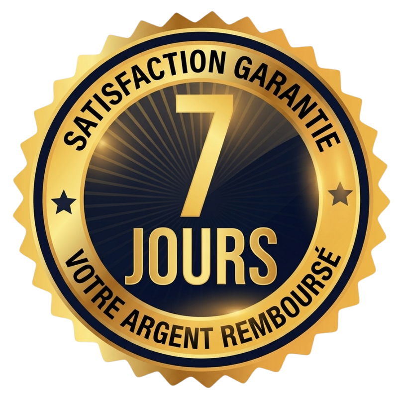 Sceau de garantie de 7 jours
