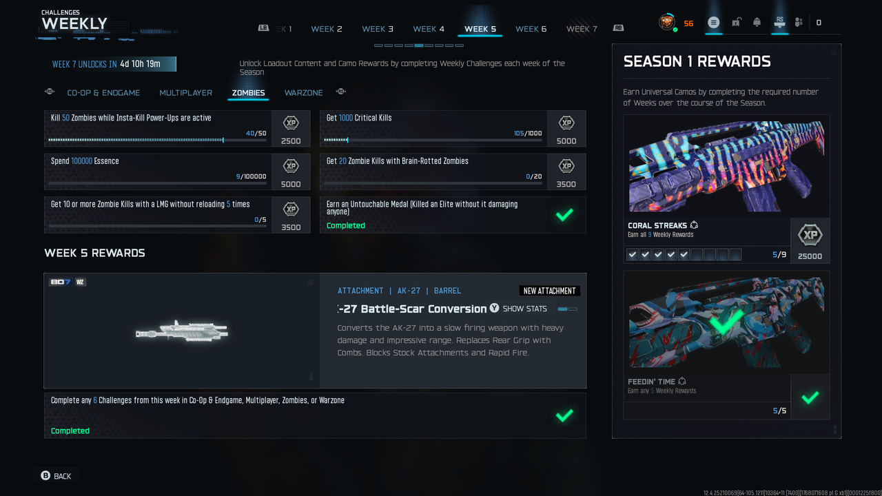 50 Weekly Challenges