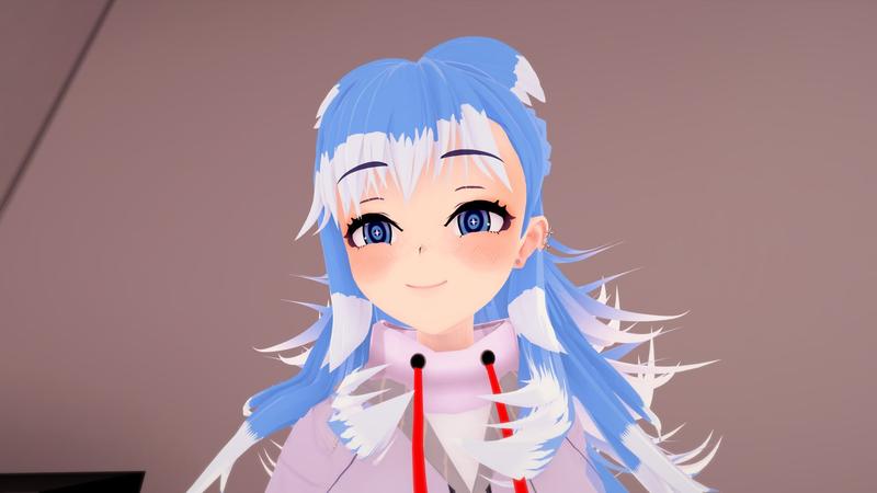 HoloLewd Manager visual novel gameplay