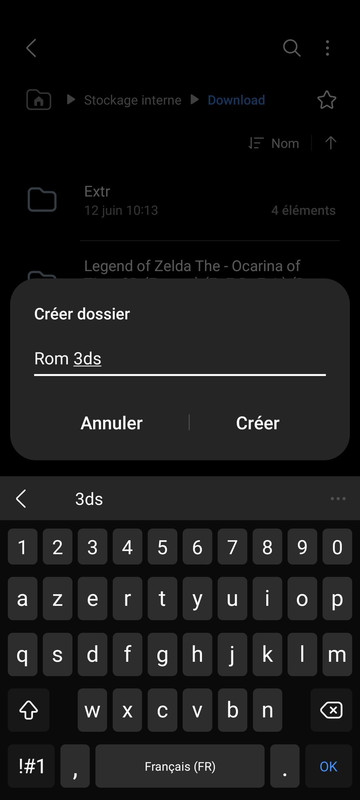 Organisation des ROMs