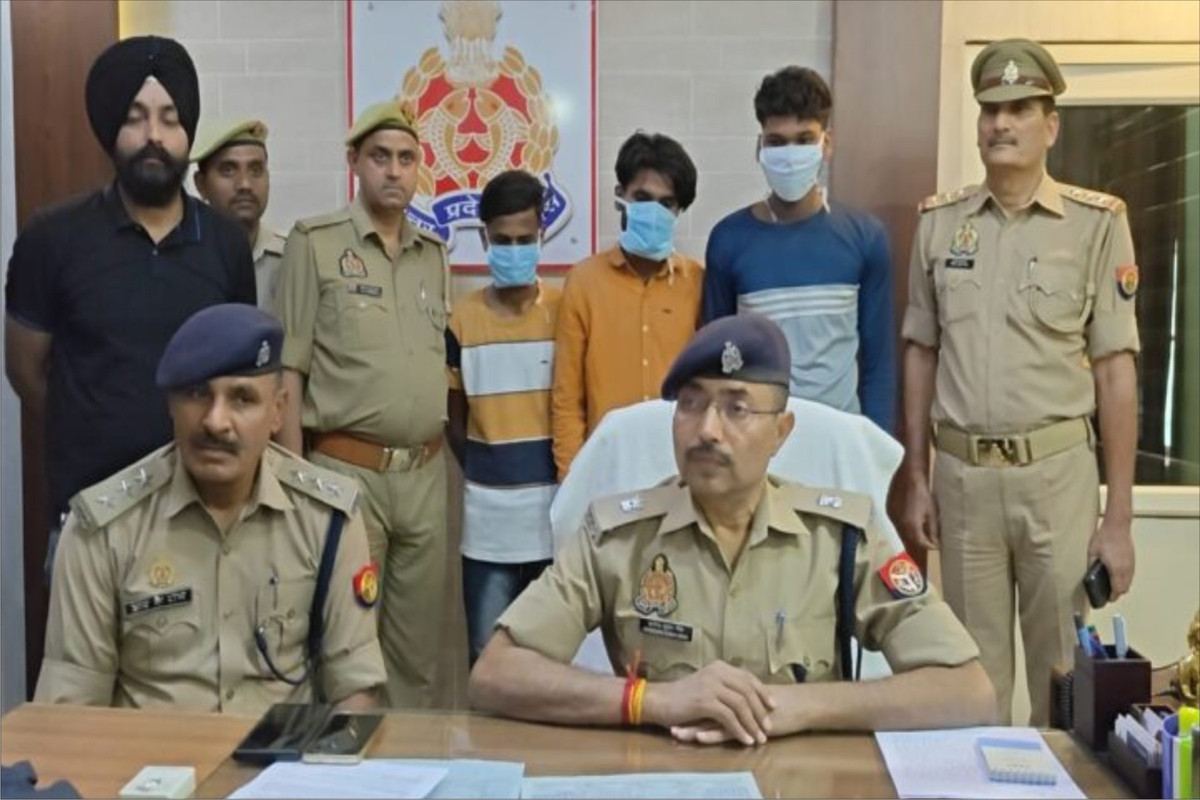 महिला संग लूट को अंजाम देने वाले तीन शातिरों पर पुलिस ने कसा शिकंजा