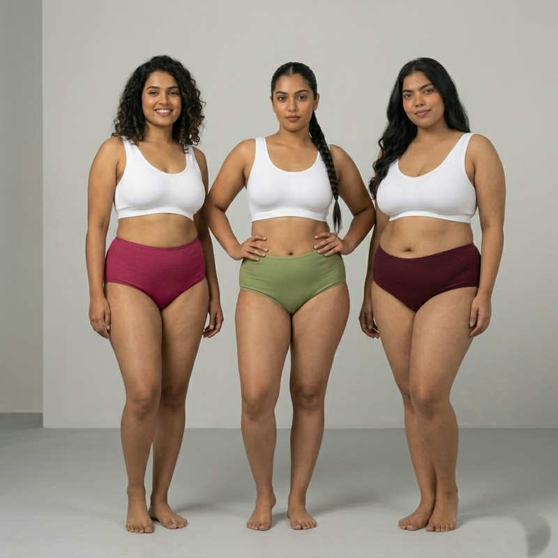 PLUS SIZE PANTY MULTICOLOR PACK OF 4 GROUP 53 IMAGE 2