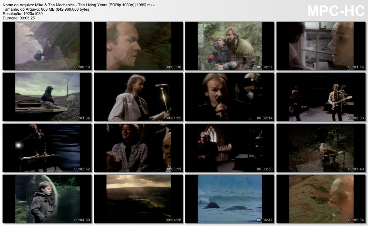 Mike & The Mechanics - The Living Years (BDRip 1080p) [1989]