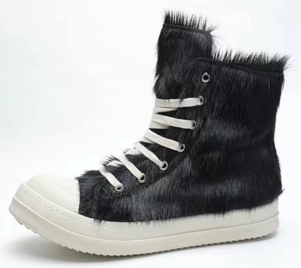 Sneakers Pony Hair Rick Owens Ramones
